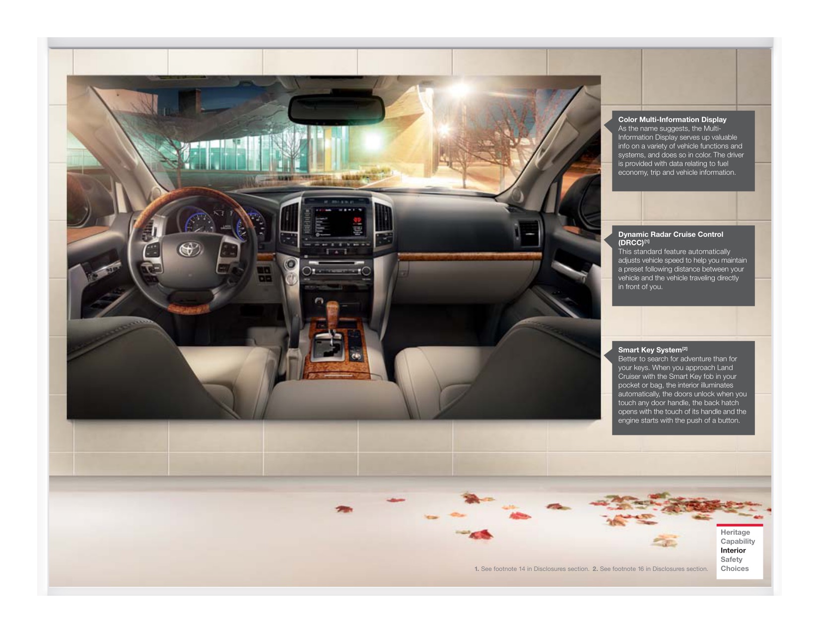 2014 Toyota Land Cruiser Brochure Page 21